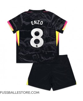 Günstige Chelsea Enzo Fernandez #8 3rd trikot Kinder 2024-25 Kurzarm (+ Kurze Hosen)